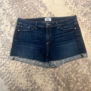 LIKE NEW Paige Jimmy Jimmy Shorts in Woodson wash, 32